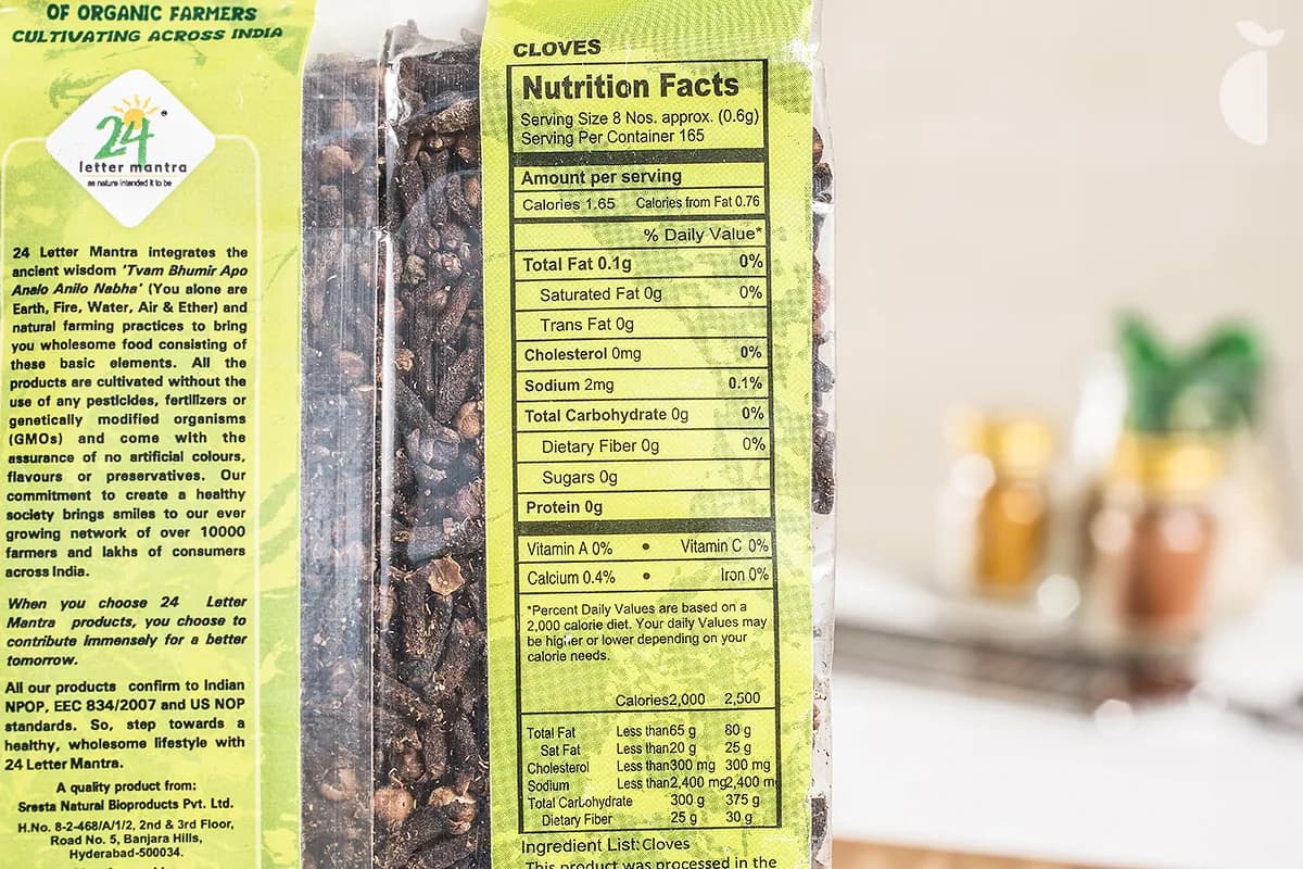 Spice Whole Cloves — 3.5 oz
