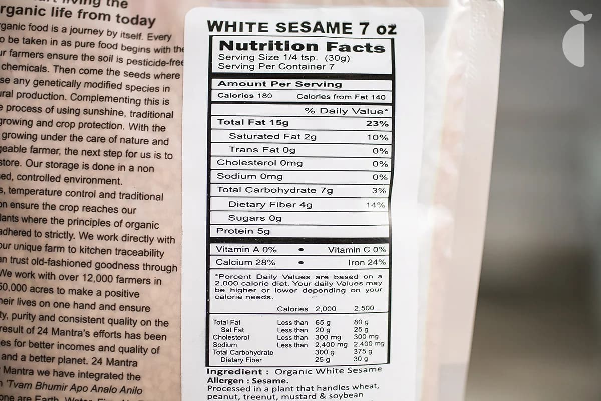 Seed Sesame White Til — 7 oz