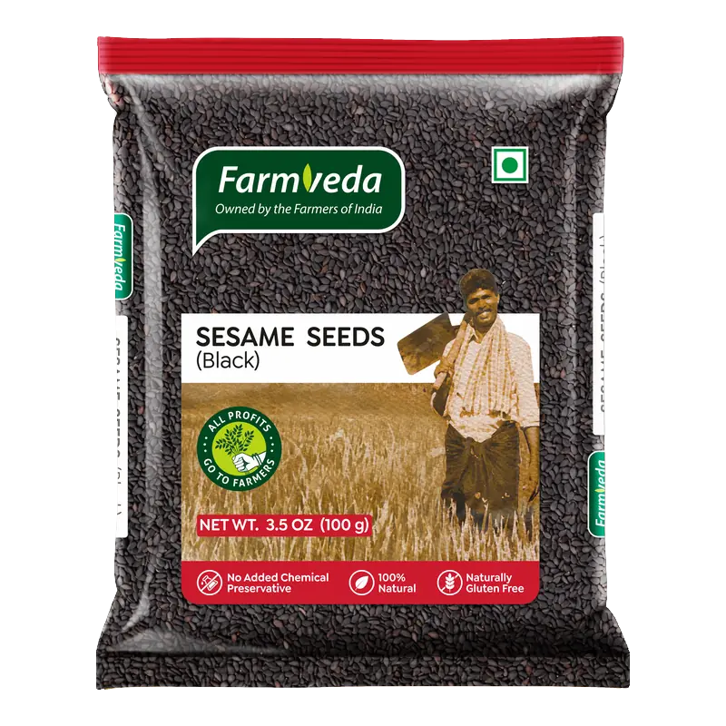 Farmveda Black Sesame Seeds 3.5Oz