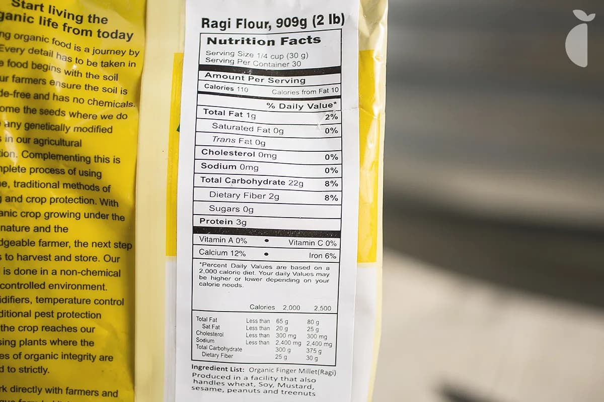 Flour Finger Millet Ragi — 2 lb