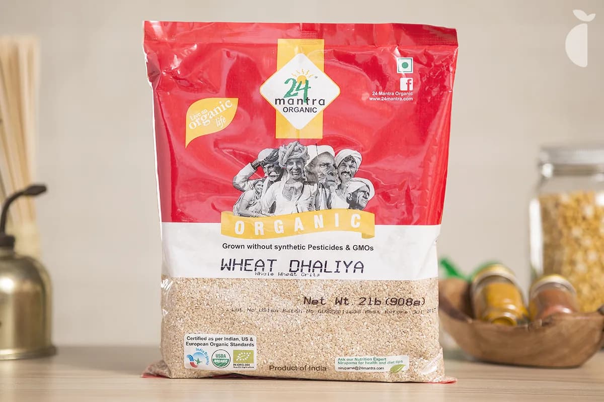 Wheat Dhaliya Whole Wheat Grits — 2 lb