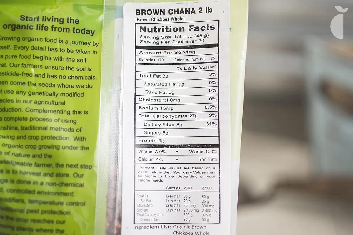 Chickpeas Brown Chana — 2 lb