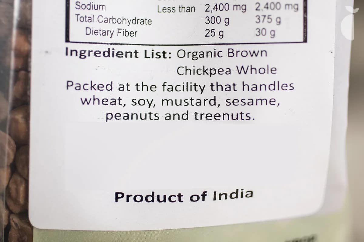 Chickpeas Brown Chana — 2 lb