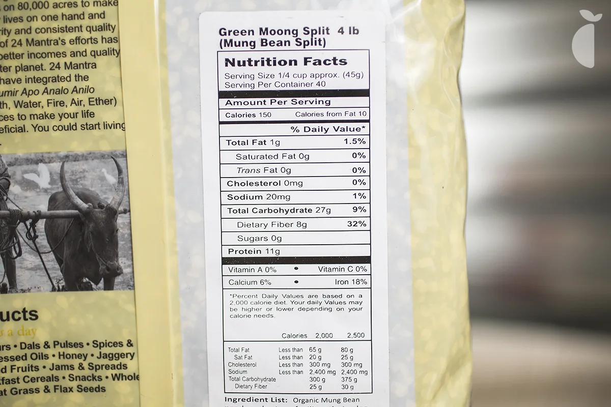 Beans Mung Split — 4 lb