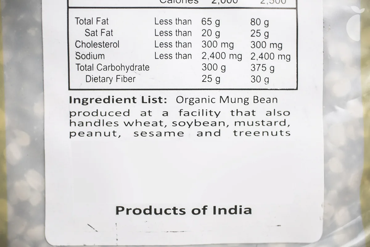 Beans Mung Split — 4 lb