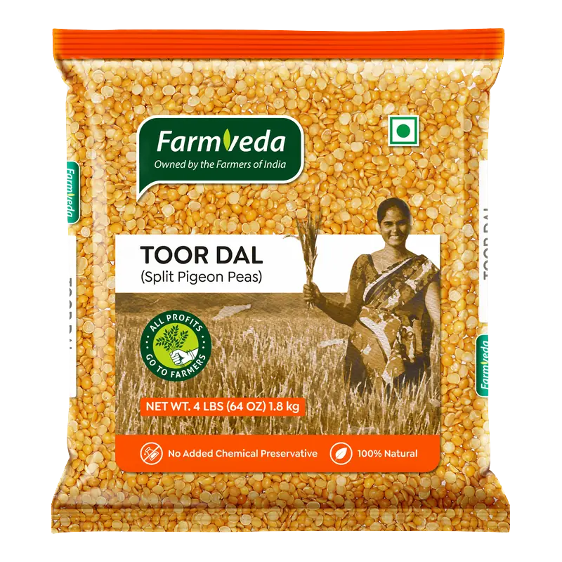 Farmveda Toor Dal 4Lb