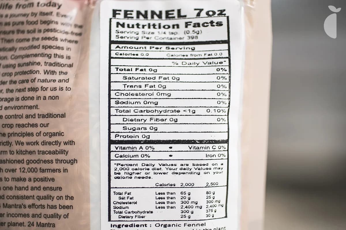 Seed Fennel Soune — 7 oz