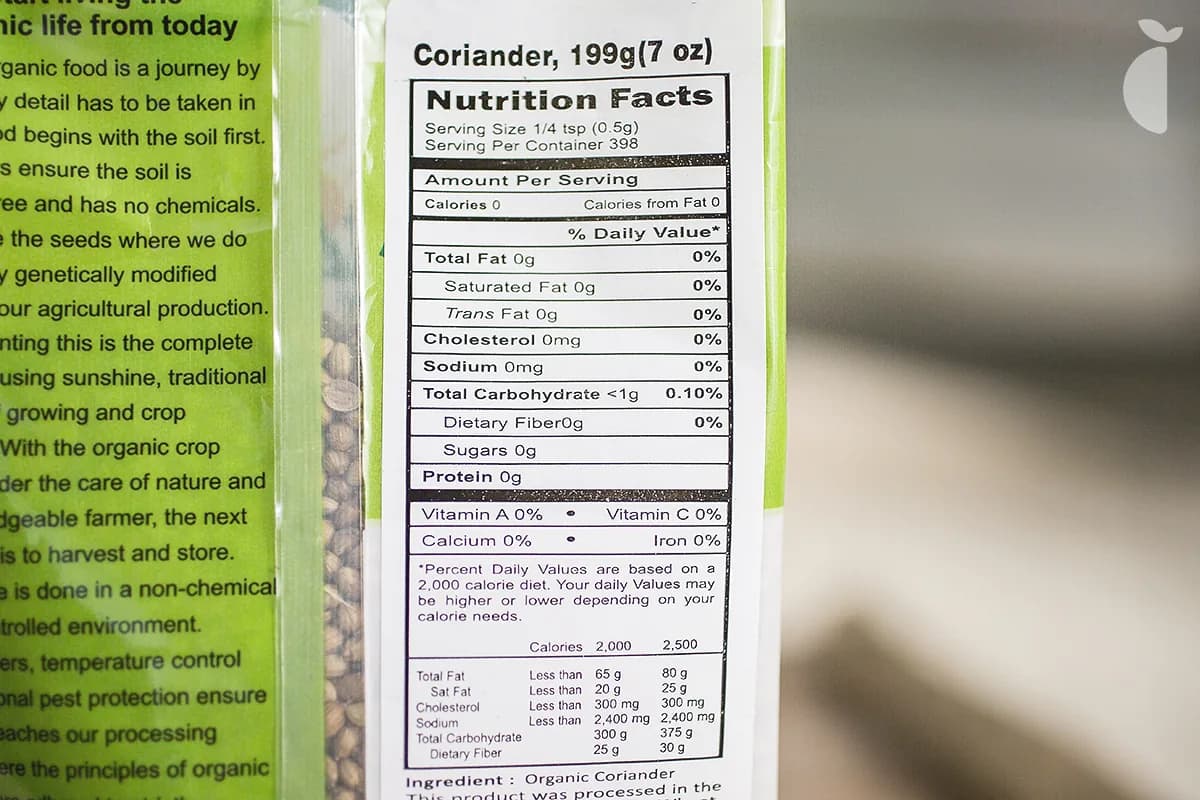 Seed Coriander — 7 oz