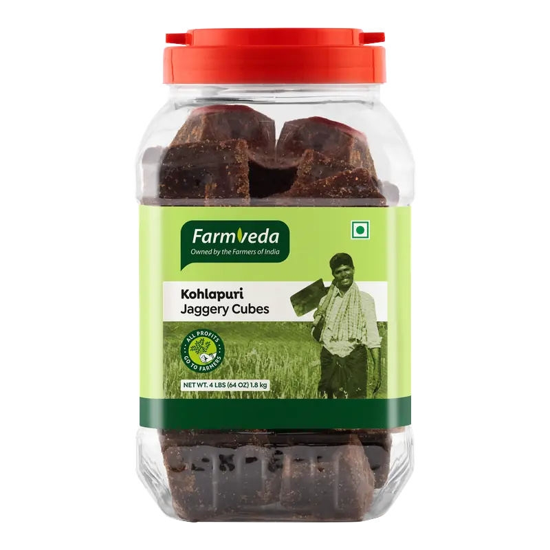 Farmveda Kolhapuri Jaggery Cubes 4Lb