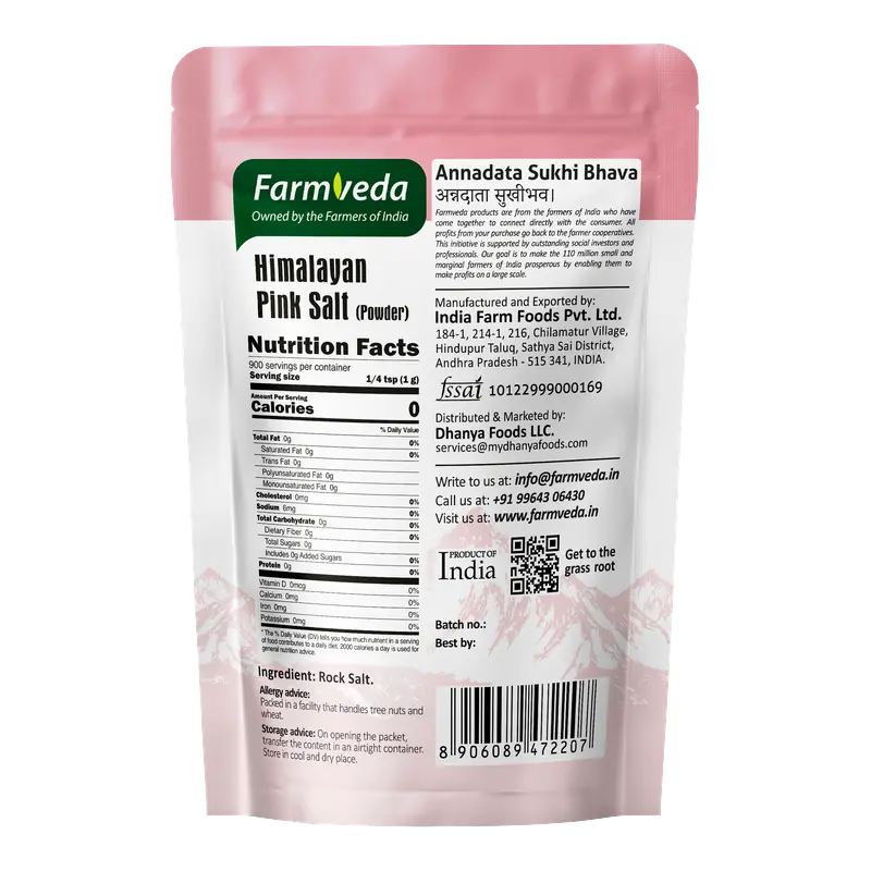 Himalayan Pink Salt — Powder