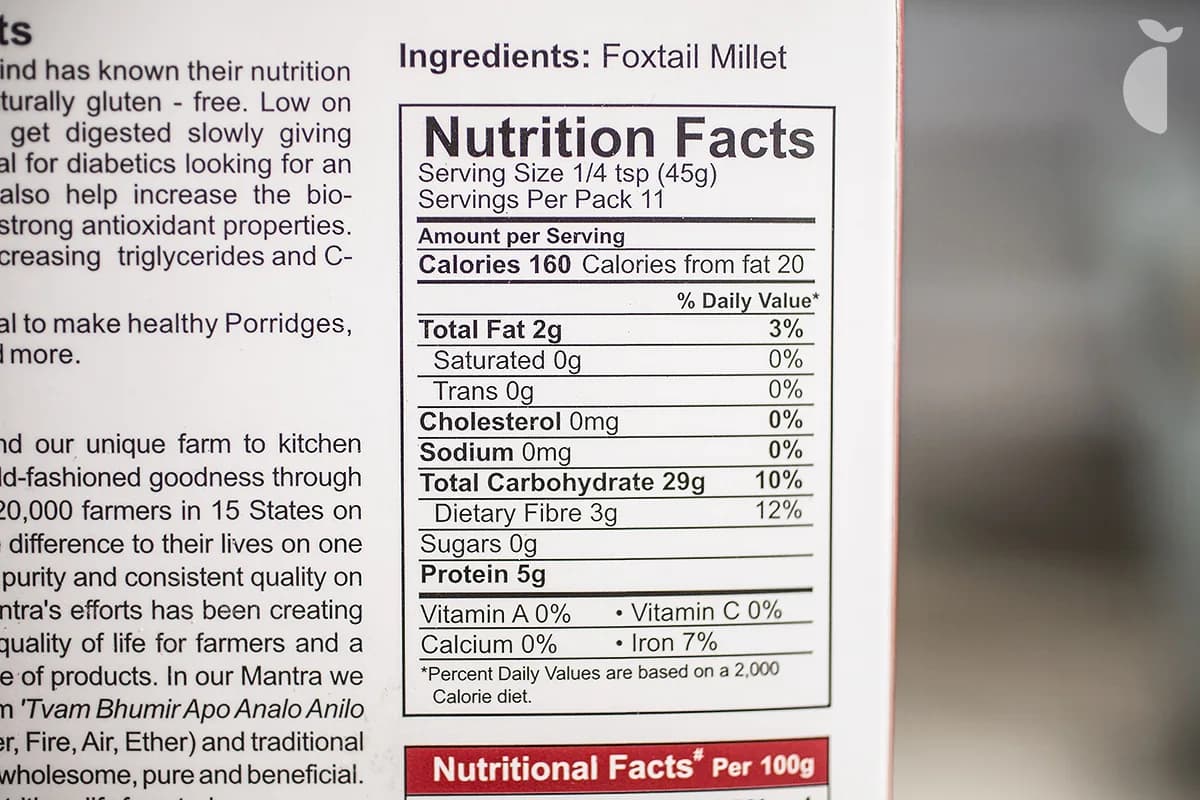 Ancient Grain Millet Foxtail — 500 g