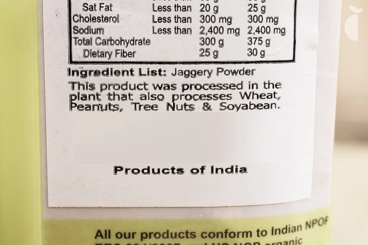 Evaporated Cane Juice Jaggery Powder 1lb Alt — Standard