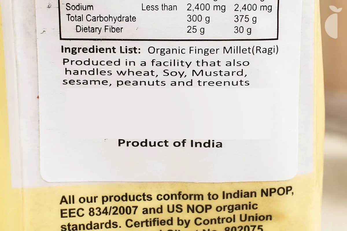 Flour Finger Millet Ragi 2lb Alt — Standard