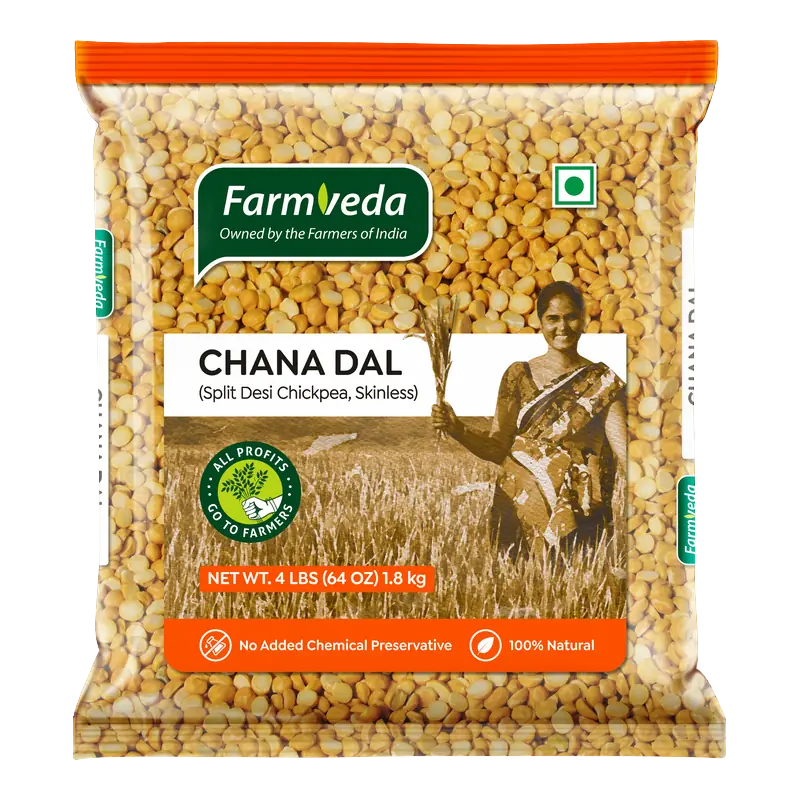 Farmveda Chana Dal 4Lb
