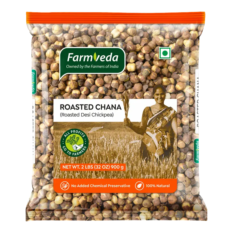 Farmveda Roasted Chana 2Lb